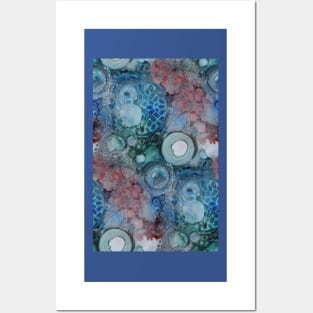 Blue Bubbles Regenerate Posters and Art